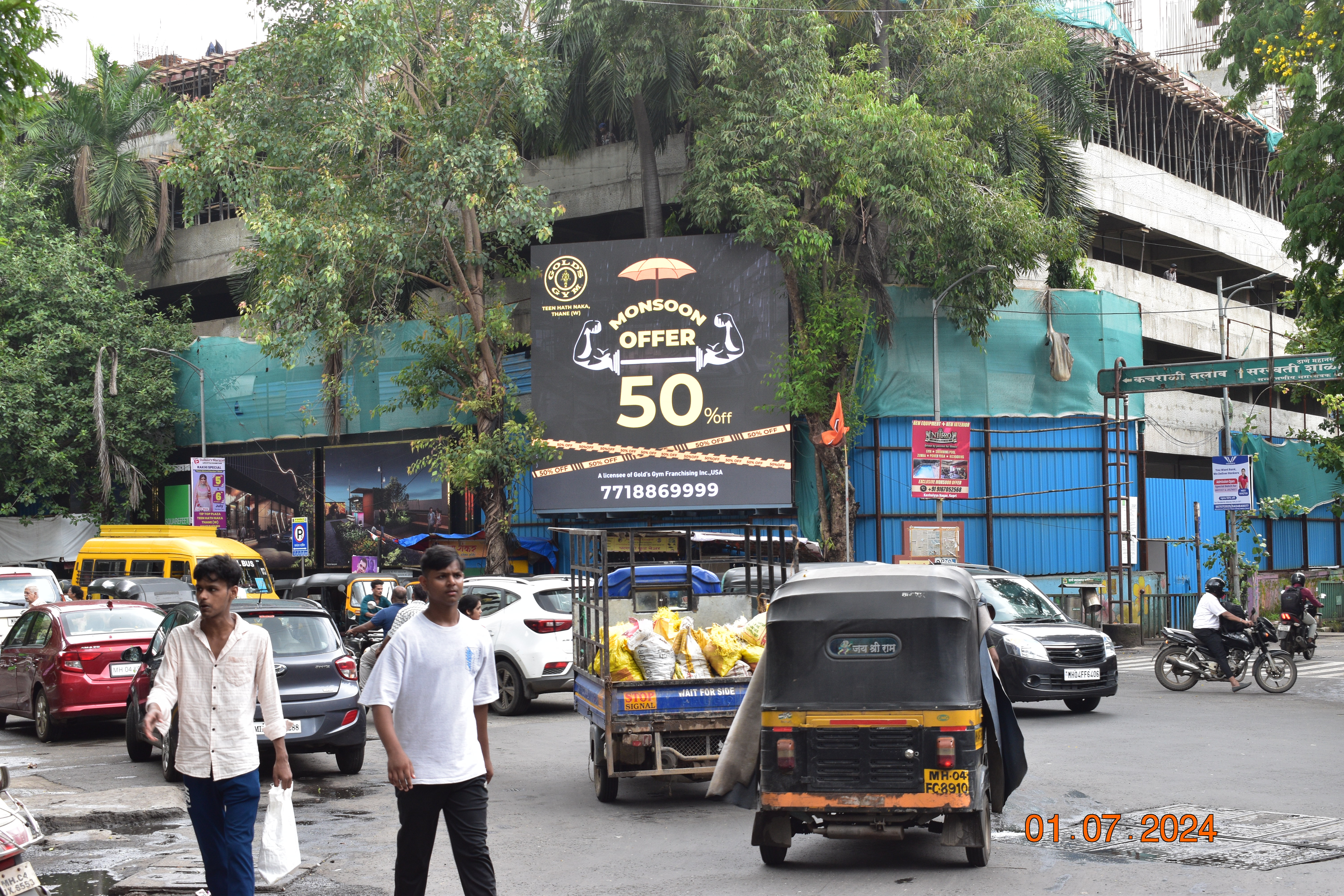 Thane Harniwas Panch Pakhadi Nr Prashant Corner  hoarding